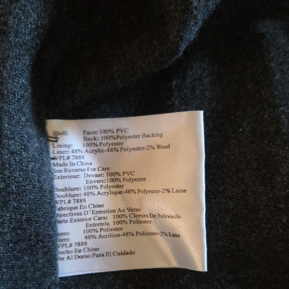 Michael Kors Shiny Silver Rain/Trench Coat - Picture 7 of 8